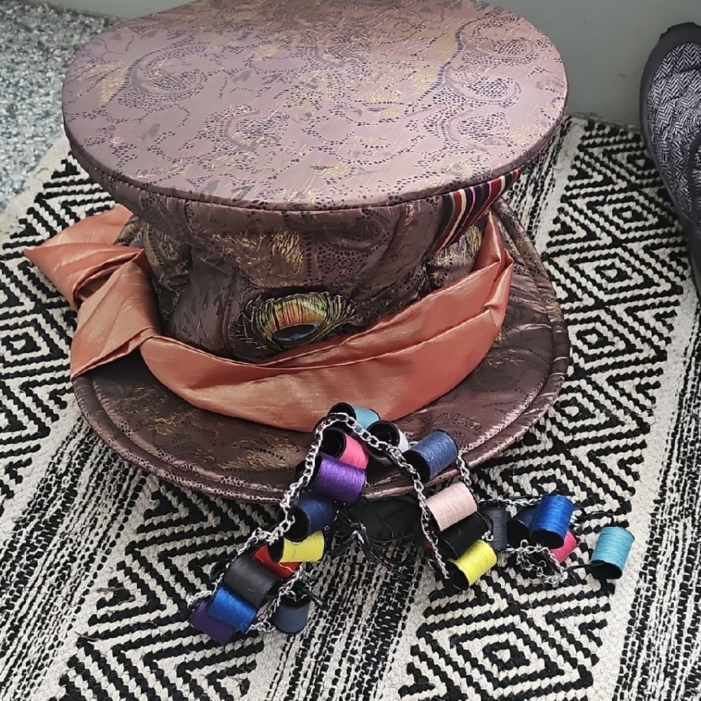 Disney Mad Hatter Costume Hat with Thread Accesory